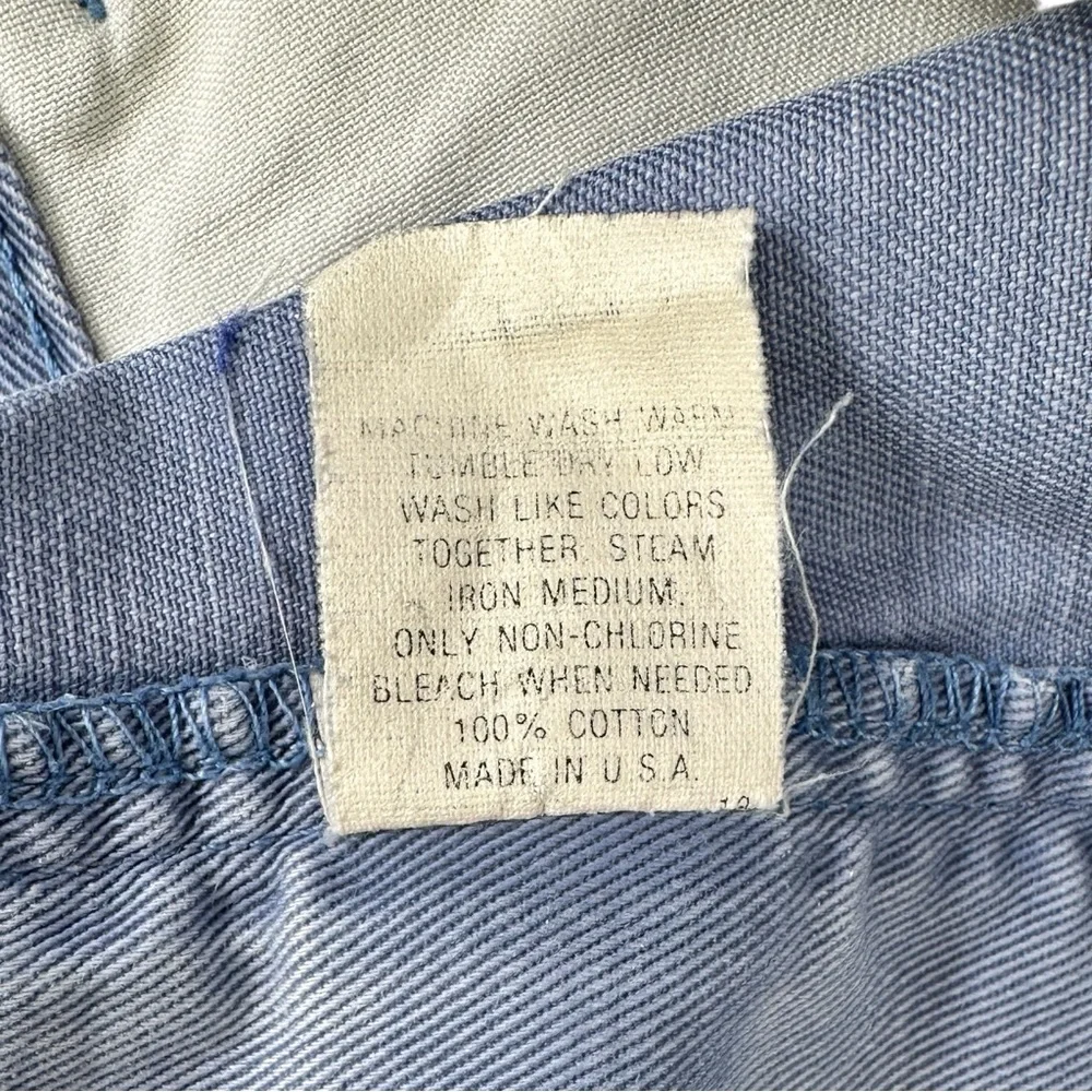 Polo Ralph Lauren RARE Vintage Made in USA Blue Cotton Shorts sz 34